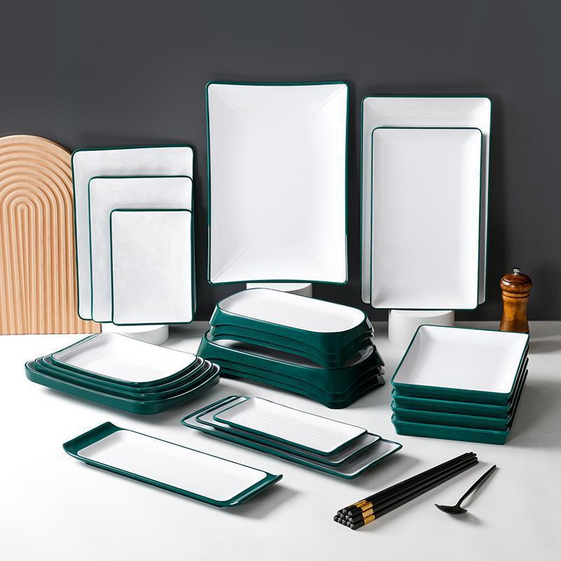 密胺餐具盤子商用酒店餐廳飯店專用盤仿瓷塑料炒菜餐盤涼菜熱菜盤