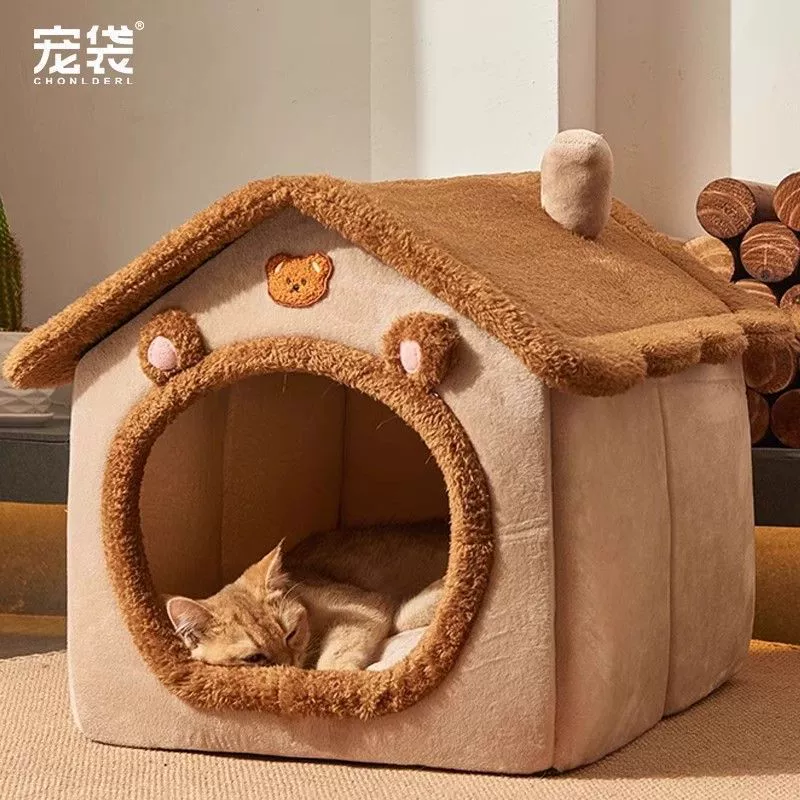 Safe detachable winter keep warm house, kitten, pet