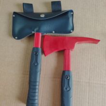 源头工厂铁管柄尖斧 消防斧头 破拆镐斧 户外尖斧子大中小号腰斧