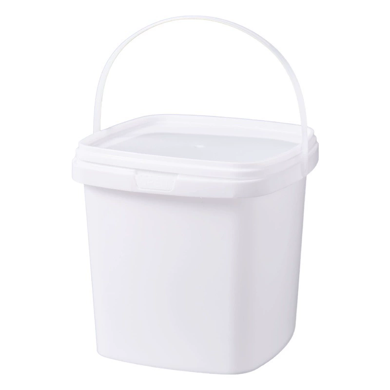 1L квадратное Прозрачное пластиковое ведро влагостойкое ведро для хранения игрушек из бисера с крышкой строительные блоки герметичная упаковка ледяного порошка тонное ведро
