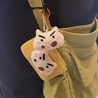 Новый новый маленький плюшевый милый мультфильм толстый дуду левый вемон bluetooth наушники карманные кошельки плюшевые наушники кулон