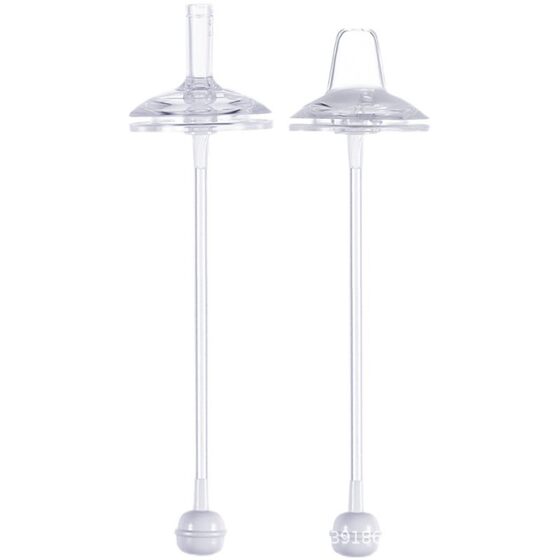 Adapt to Beiqin Baby Bottle Accessories Duck Beat Pacifier Gravity Ball Wide Caliber Straight Drinking Straw Cup Convertor Handle