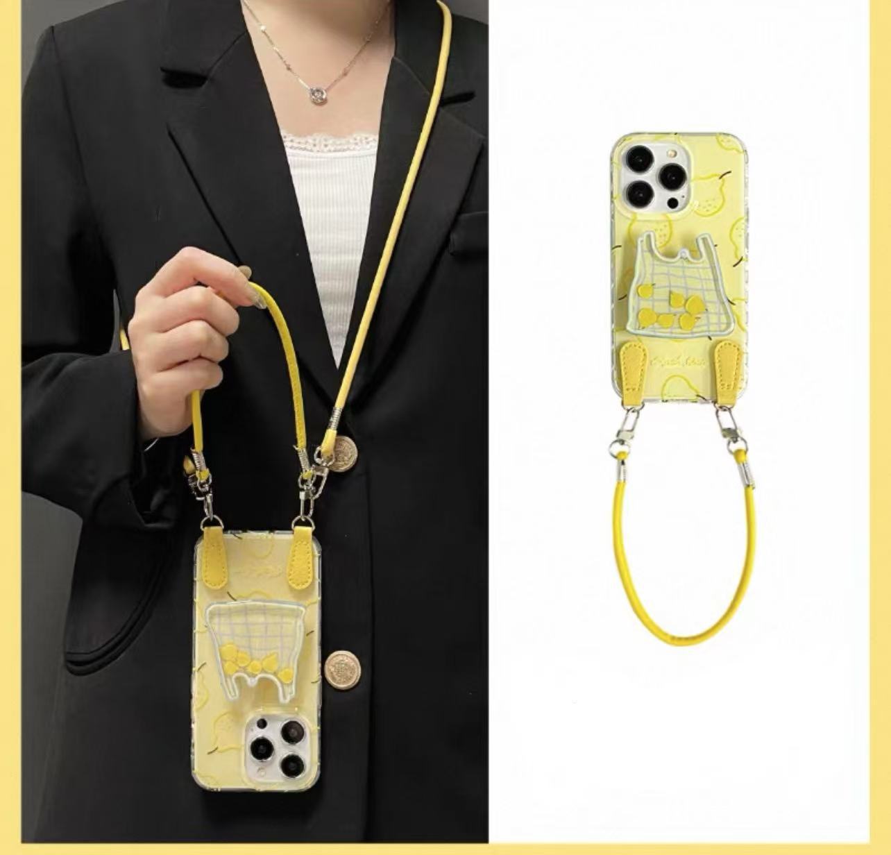 Simple verano fruta fresa Sydney apta para Apple 15/16 funda para teléfono 15ProMax nuevo 14/13 femenino 16PM