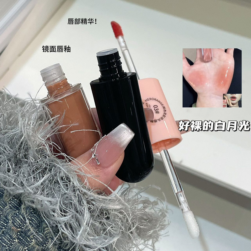 純粋な欲感は、潤色のダブルカラーのダブルカラーの唇釉薬のベルベットのマットな光の鏡面のダブルカラーの口紅が落ちにくいです。|undefined