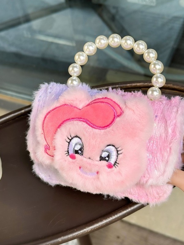 2025 nuevo bolso infantil lindo peluche Sanliou accesorios bolsos princesa bolsos de moda de niñas en línea
