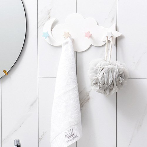 Xingyue Yunduo hook wall-mounted hole-free small object adhesive hook bathroom toilet door bag hat coat hook