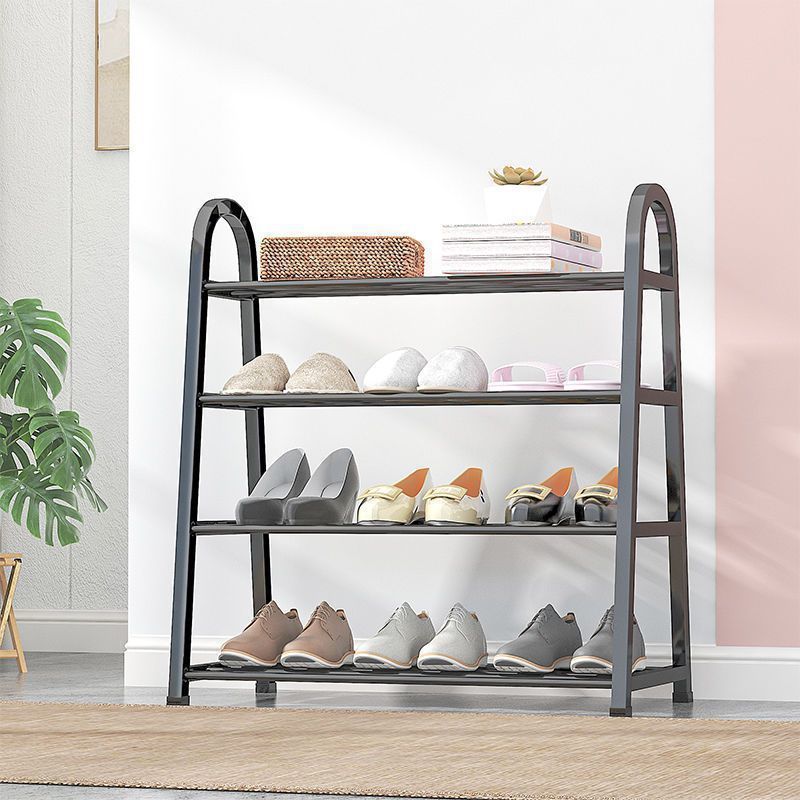 Estante de zapatos simple puerta doméstica fuerte armario de zapatos de aire puerta de entrada de alquiler de zapatos dispositivo de grupo de almacenamiento de estante