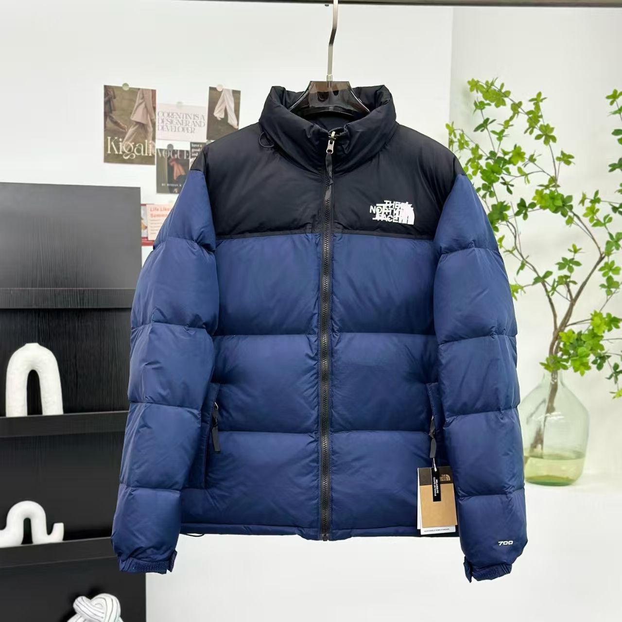 Putian 1996 puramente original cara norte hombre y mujer a prueba de viento chaqueta de plumón de la familia del norte para mantener el calor de la pareja de pan abrigo impermeable