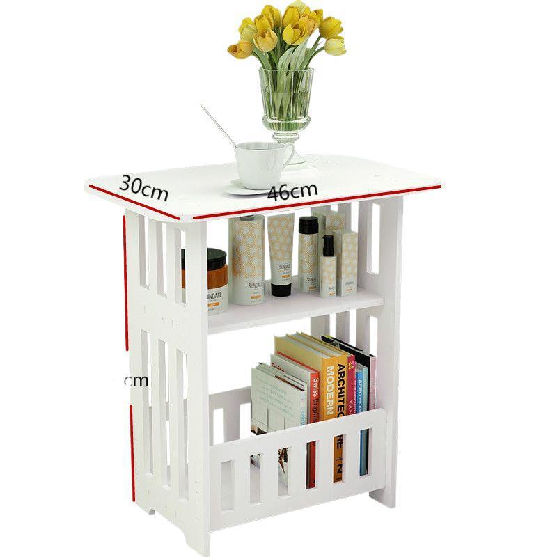 Moderno y simple mesa de cabecera nórdica, armario de dormitorio, pequeño armario junto a la cama, simple sala de estar, mesa cuadrada creativa