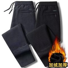 灯芯绒潮流百搭休闲裤男加绒加厚运动卫衣男垂感宽松保暖休闲裤男