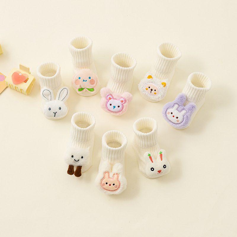 Baby Socks, Autumn and Winter Non-Slip Mid-Calf Floor Socks, Newborn Baby Cartoon Doll Toddler Shoes and Socks, Sweat-Absorbent Infant Socks Baby Socks, Autumn and Winter Non-Slip Mid-Calf Floor Socks, Newborn Baby Cartoon Doll Toddler Shoes and Socks, Sweat-Absorbent Infant Socks
