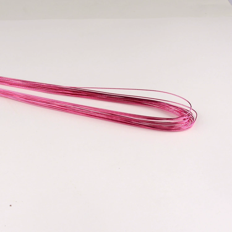 Жесткая проволока для рукоделия, веточки цветов, тонкая проволока для DIY, фиксирующая мягкая тонкая проволока разного цвета для изготовления шелковой сетки