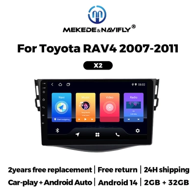 For Toyota Rav4 07-11 Android Car GPS Navigation Car MP5 Bluetooth Player All-in-One