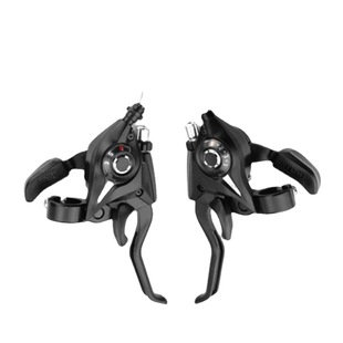 Mountain bike aluminum alloy linkage finger dial EF51-7A transmission 21-speed speed control brake bicycle accessories