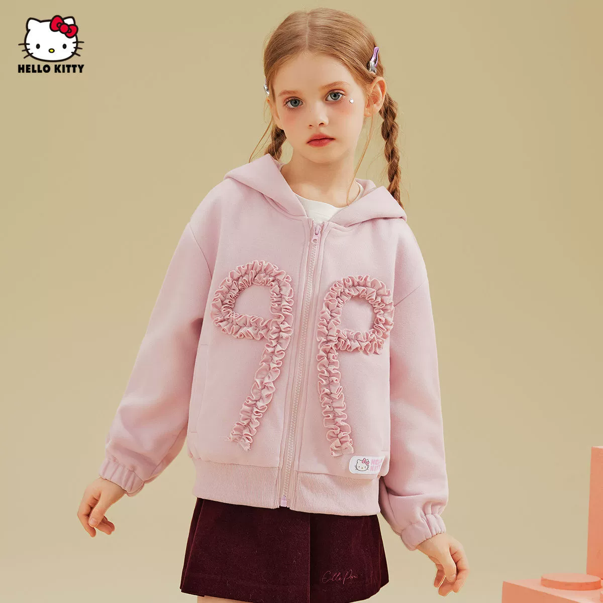 Куртка детская Hello Kitty, весенняя, осенняя бейсбольная, для подростков, западный стиль