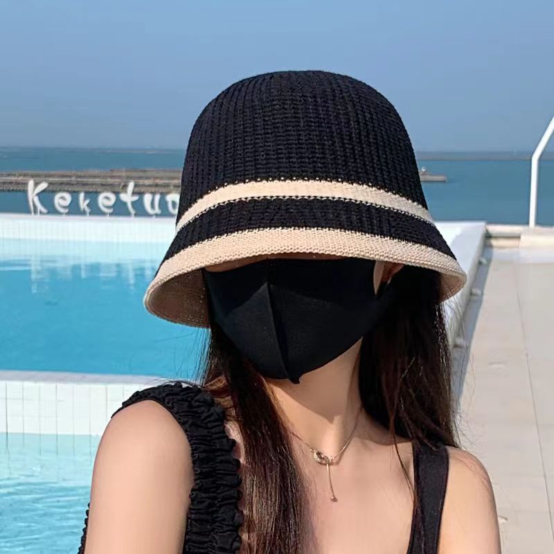 Women's Simple Style Stripe Curved Eaves Bucket Hat display picture 1