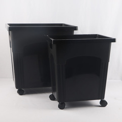 Wholesale New Rolling French Flower Pot with Frosted Thick Plastic Water Storage Pot Large Flower Pot Durable Flower Vase