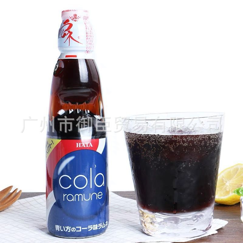 批发 日本进口哈达弹珠波子汽水可乐味果味碳酸饮料饮品200ml