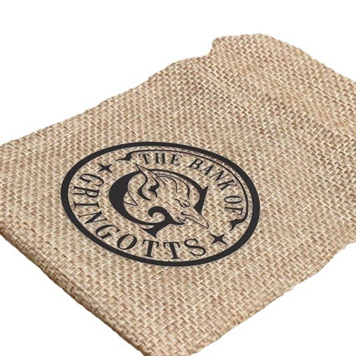 Bolsa de lino de la moneda conmemorativa de Harry Potter Bolso de lazo GRINGOTTS