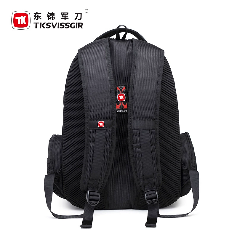Classic waterproof backpack for traveling, capacious universal laptop, school bag, business version