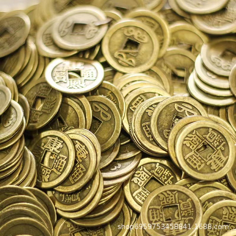 Zinc Alloy Antique Five Emperors Coins Loose Pack Wholesale Metal Qing Dynasty Copper Coin Alloy Large Coin Currency Retail Wholesale