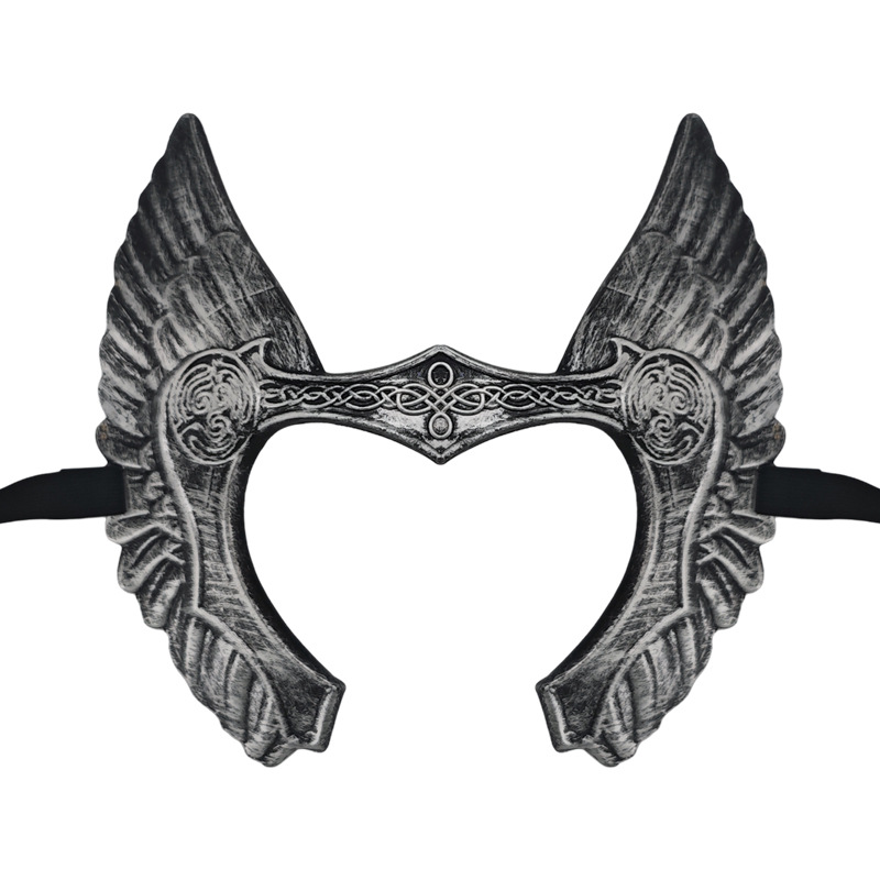 Nuevo dios de la guerra vikingo máscara retro Halloween atmósfera animación espectáculo escenario accesorios juguetes decorativos
