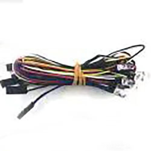 Pequeño elefante volador luz de control remoto conjunto adaptador de alambre de metal rueda de mano Angel ojo faro control de potencia 3mm conjunto de luces de control de potencia