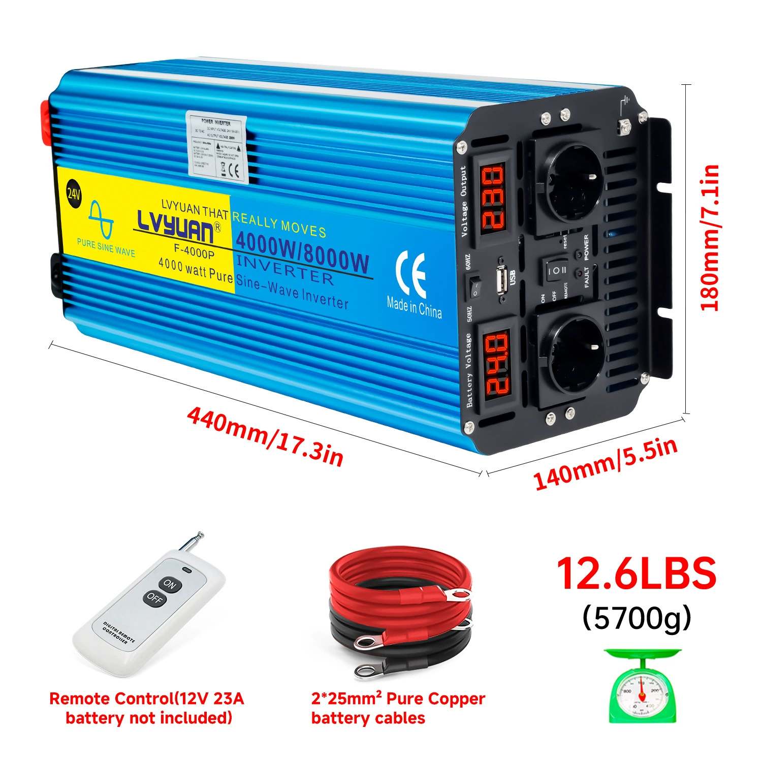 Ключ-переключатель питания, 4000W, 8000W, высокая мощность, 72V, 240V