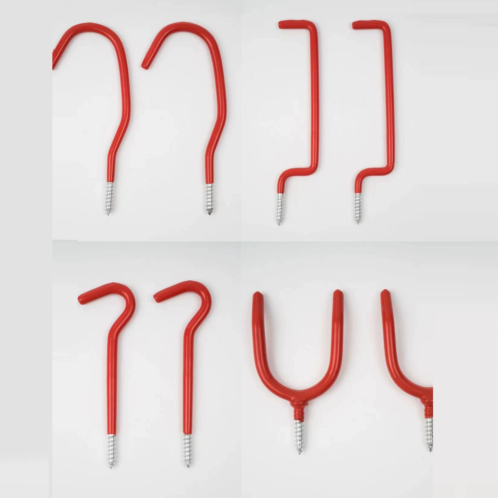 Производители поставляют большое количество железных крючков с пластиковым покрытием, крючков с пластиковым покрытием с несколькими спецификациями, многоцелевых творческих железных проводов