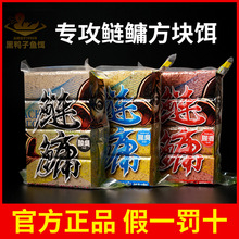 黑鸭子鲢鳙酸臭腥臭抛竿方块饵料野钓花白鲢通杀大头鲤鱼压缩饼饵
