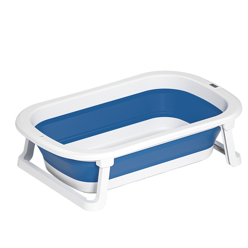 Bañera de baño de bebé bañera plegable para niños hogar reclinable recién nacido gran cubo de baño bebé traje de cubo de baño
