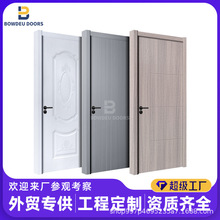 BOWDEUDOORS隔音房间门实木复合门三聚氰胺板门强化木门隔音门