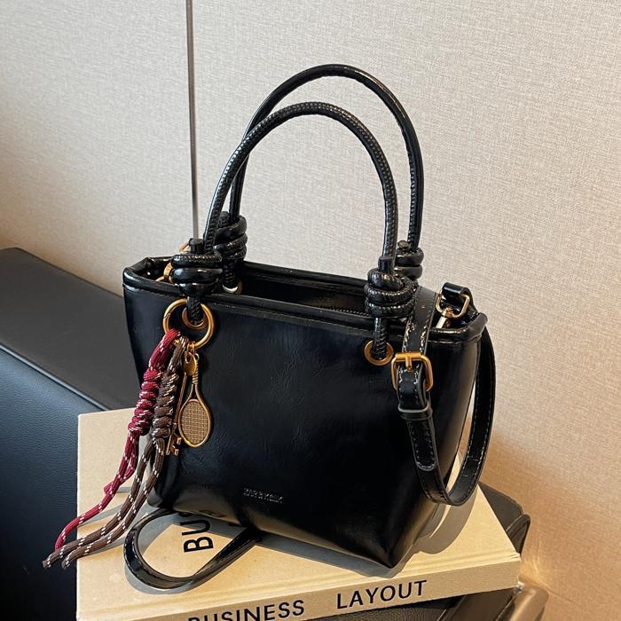 Alta sensación retro bolso para mujeres 2024 nuevo estilo versátil tendencia bolso de hombro bolso explosivo bolso de cubo portátil