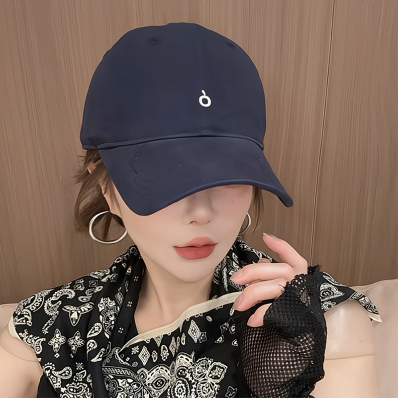 韩版简约刺绣棒球帽子女春夏季新款弯檐显脸小可调节百搭鸭舌帽子|undefined