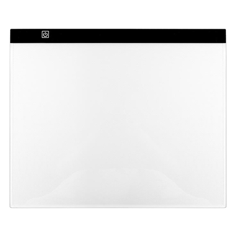 Fábrica de diamante pintura copia mesa A3 dibujos animados mesa transparente LED arte pintura copia tablero hecho a mano tablero transparente