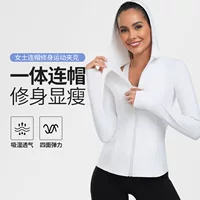 Новая спортивная одежда LULU на молнии, Женская куртка для йоги с капюшоном, осенне-зимняя одежда для похудения, бега, фитнеса, Топ с длинным рукавом