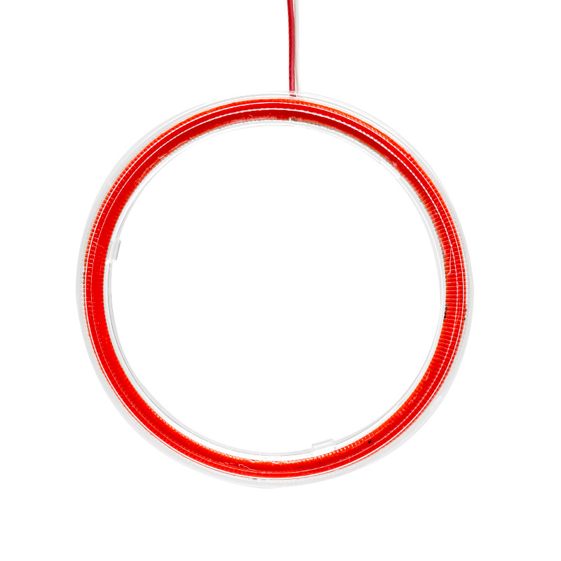 Car Led Headlight Lens Decoration Cob Angel Eye Ring Fog Light Devil Eye Car Light Daytime Running Light Modification Universal