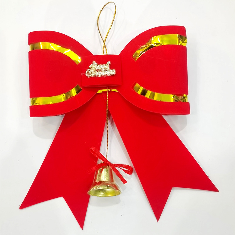 Decoraciones de Navidad Campana arco Santa Claus Árbol de Pino Estrella Superior del árbol de Navidad adornos