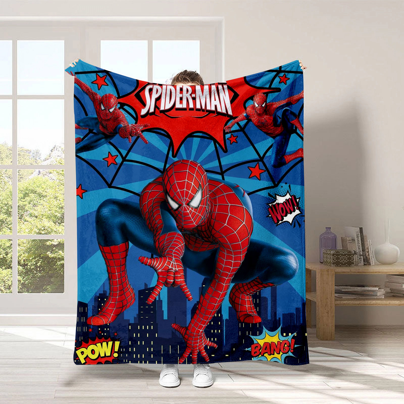 Nuevos productos Spider-Man - Marvel Avengers mantas sofá acondicionado mantas engrosadas mantas impresas fabricantes
