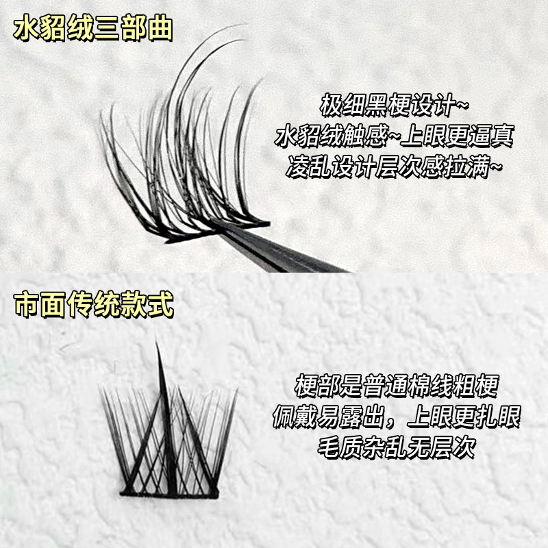 Children's False Eyelashes, Large-Capacity 5D Mink-Velvet Strips, Comic Style, Multi-Design