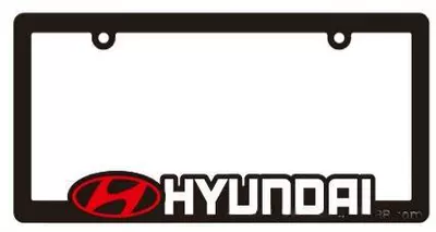 License plate holder/license plate holder — Modified License Plate Frame - hyudai
