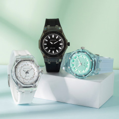 BOZLUN & Momentum Acrylic Case Watch Women's Small Dial Niche Couple Quartz Watch