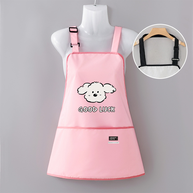 Delantal cocina hogar 2025 nuevo estilo a prueba de aceite e impermeable barista para trabajar ropa de trabajo para mujeres