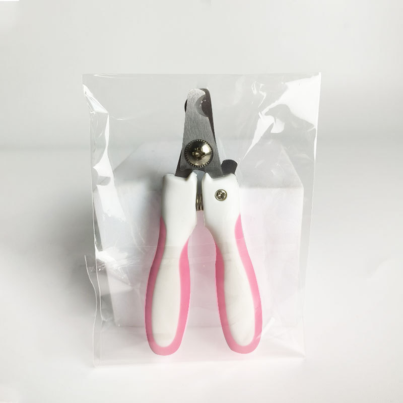 스몰 사이즈 핑크 싱글 가위 opp 가방