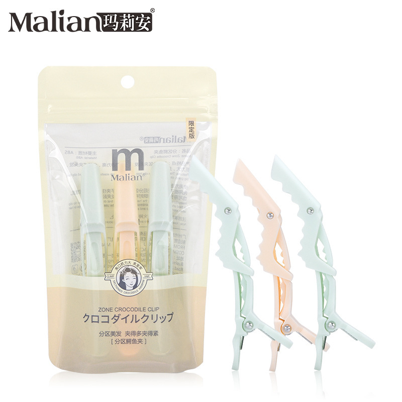 Marianne Hair Partition 악어 클립 분할 원활한 헤어 스타일링 악어 클립 머리 장식 머리핀 도매 3084