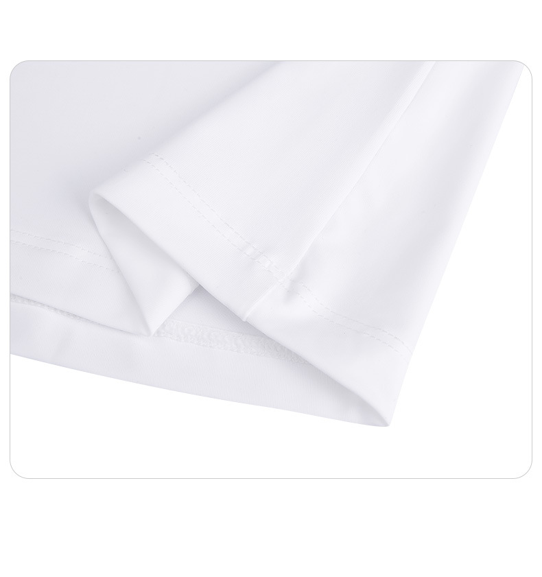 Áo thun golf nữ ngắn tay vải chức năng phối màu tôn dáng — YF558-màu xanh, YF558-màu trắng, YF558-màu hồng chi tiết 22