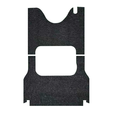 Suitable for Yadi C16 Electric Tricycle Foot Pads Waterproof and Anti-Slip Yd1000Dzk-23C Three-Wheel Wire Ring Special (Electric vehicle foot mat) - pure-black-yadi-c16-tricycle