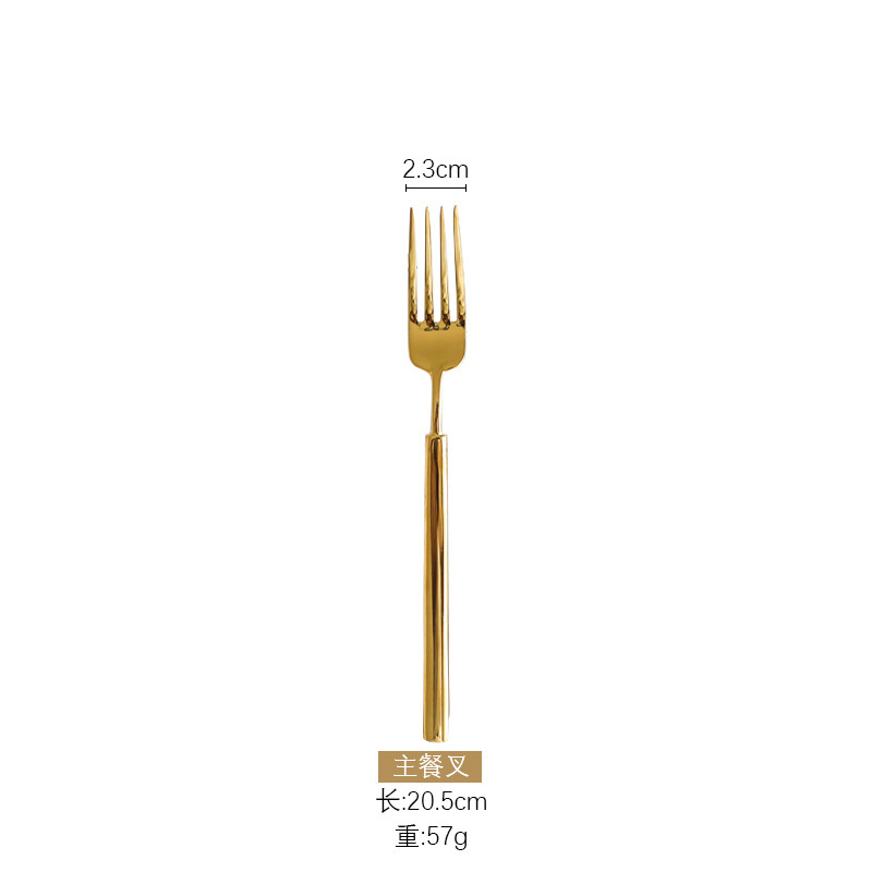 ハートメイド工房 シンプル 304 ステンレス 洋食 ナイフ フォーク スプーン ホテル 食器セット 電気メッキ ゴールド レーザー ロゴ|undefined
