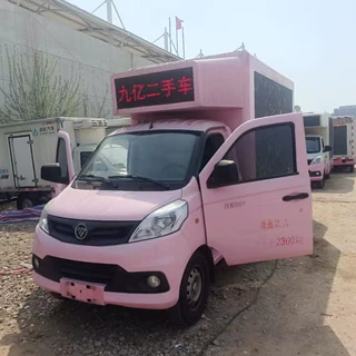 出口led广告车 led广告车 流动广告车 多媒体播放宣传舞台车