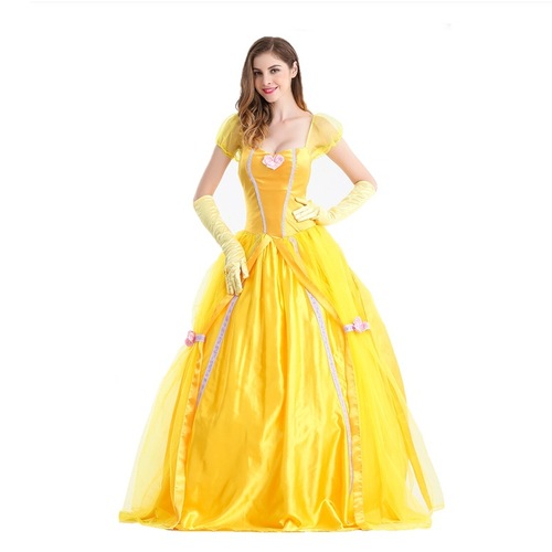 Halloween costume cross-border wholesale Beauty and the Beast Belle Princess Belle dress cosplay dropshipping